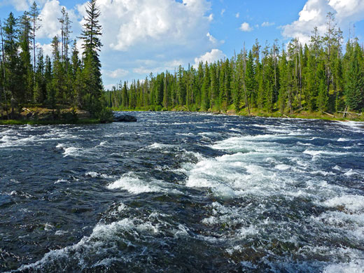 Confluence of the Falls and Bechler rivers