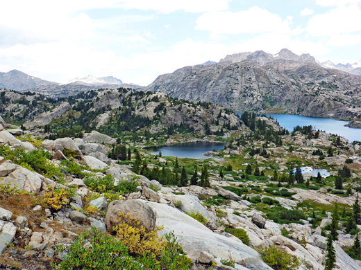 Hills around Island Lake