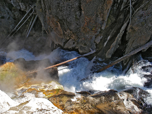 Above the falls