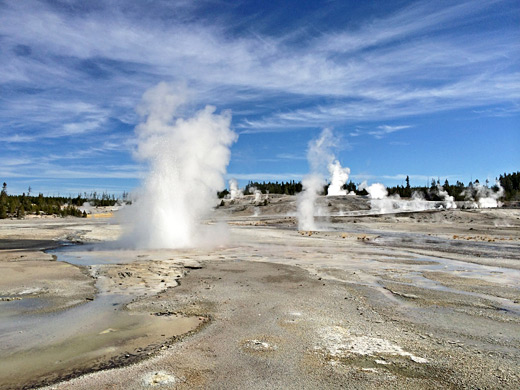 Wide view of Porcelain Basin