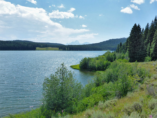 Northern shoreline of Two Ocean Lake