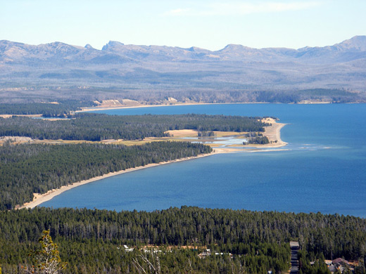 North edge of Yellowstone Lake