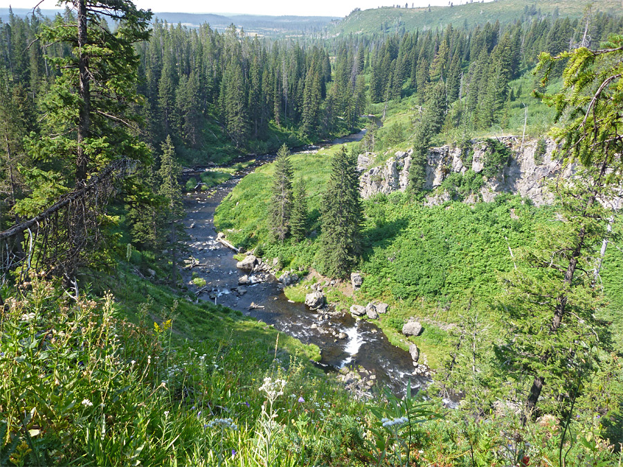 Boundary Creek, below Dunanda Falls