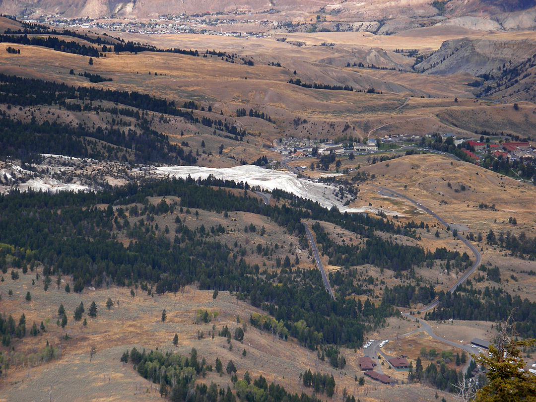 View north towards Mammoth