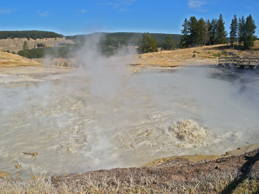 Wide view of Churning Cauldron