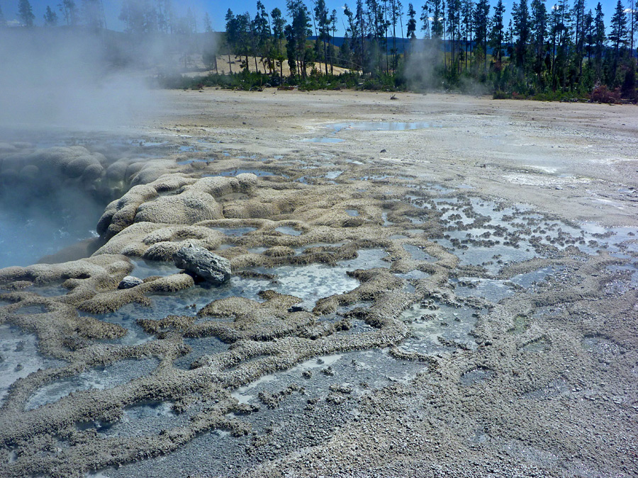 Edge of Crater Hills Geyser