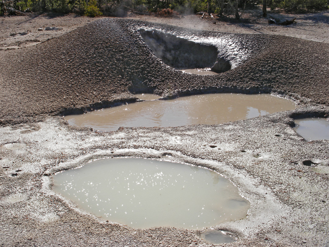 Pools and a vent