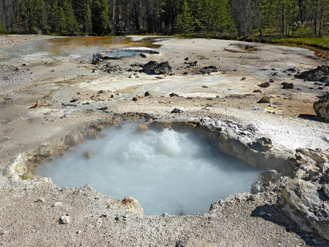 Boiling spring