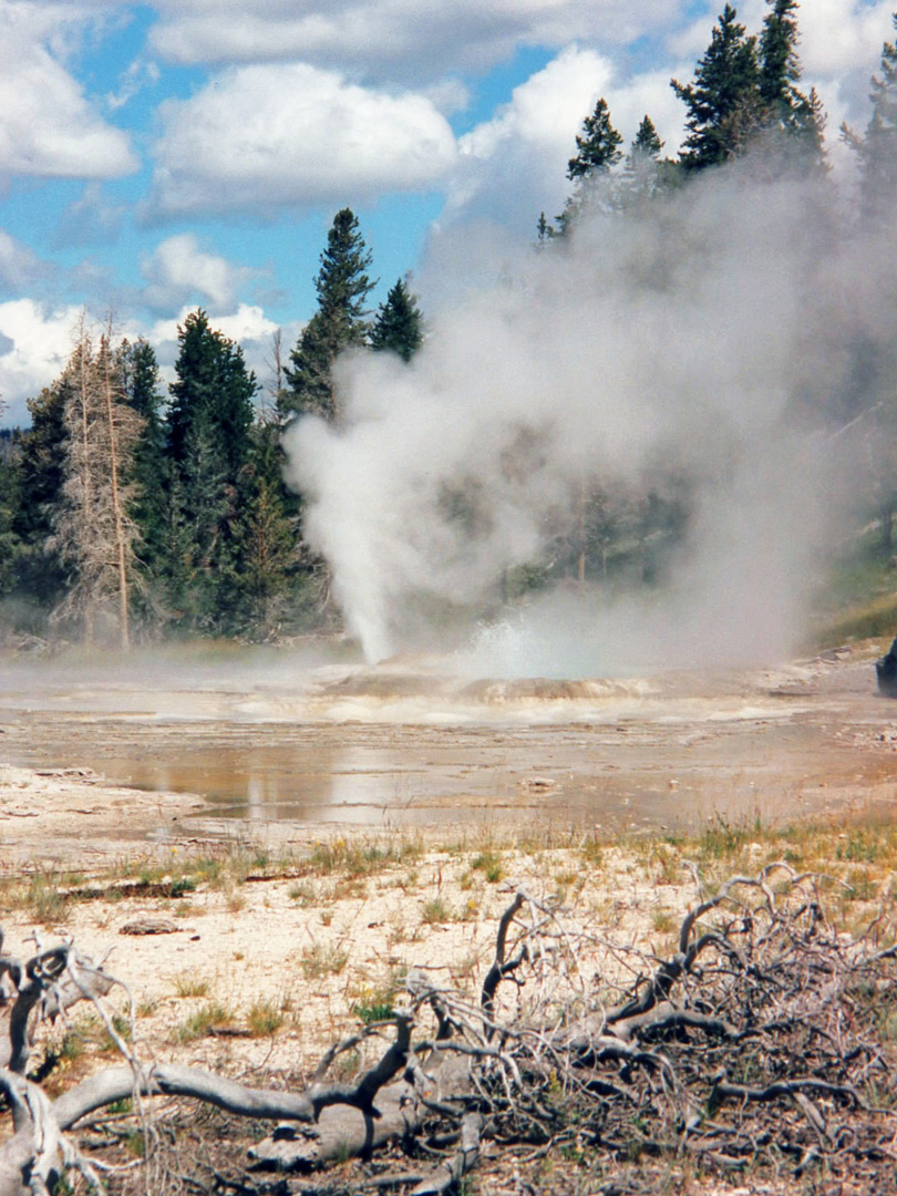 Steam from Grand Geyser