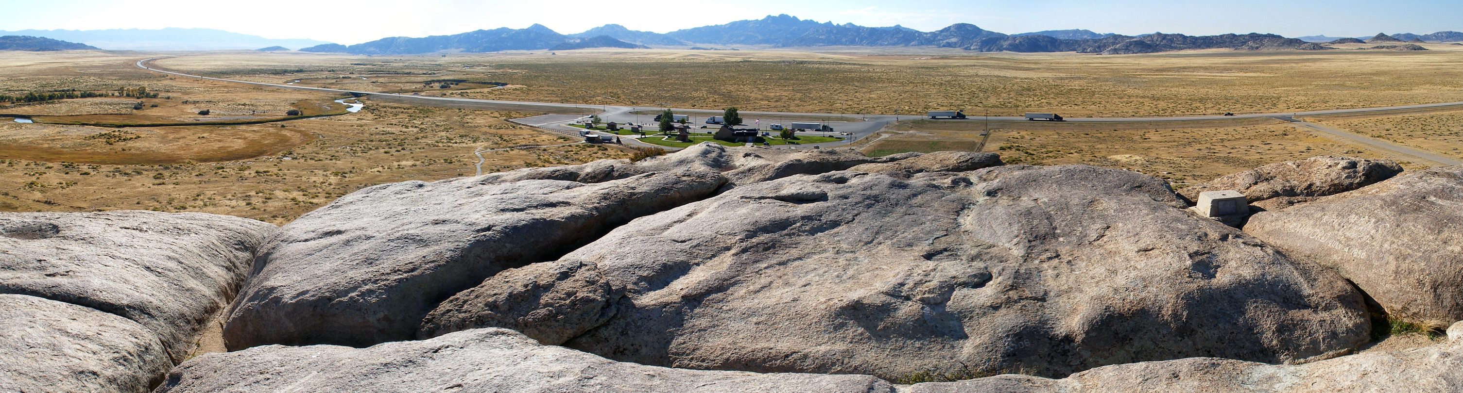 Panorama from the Independence Rock summit