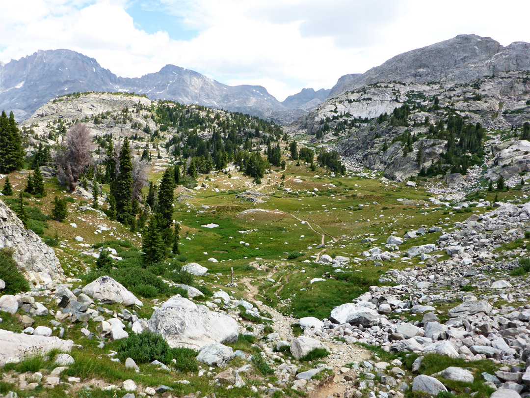 Rocks and meadows