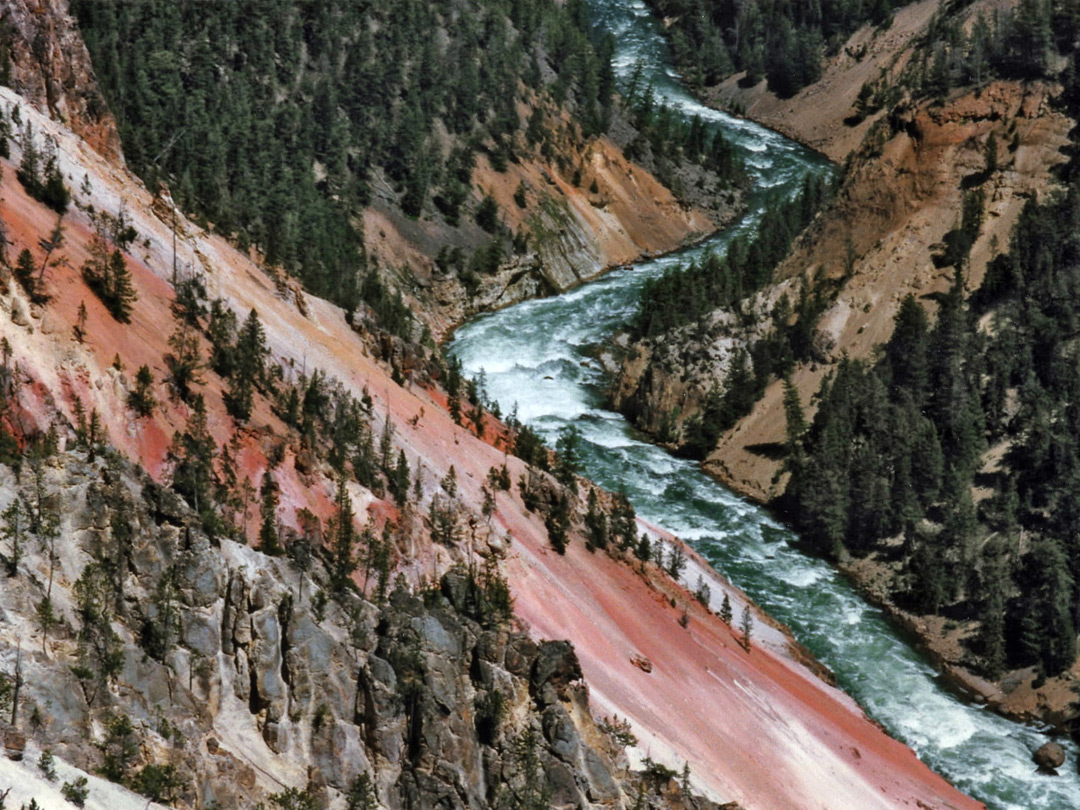 Reddish rocks