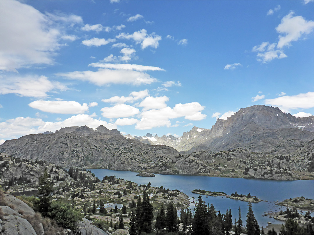 Clouds above Island Lake