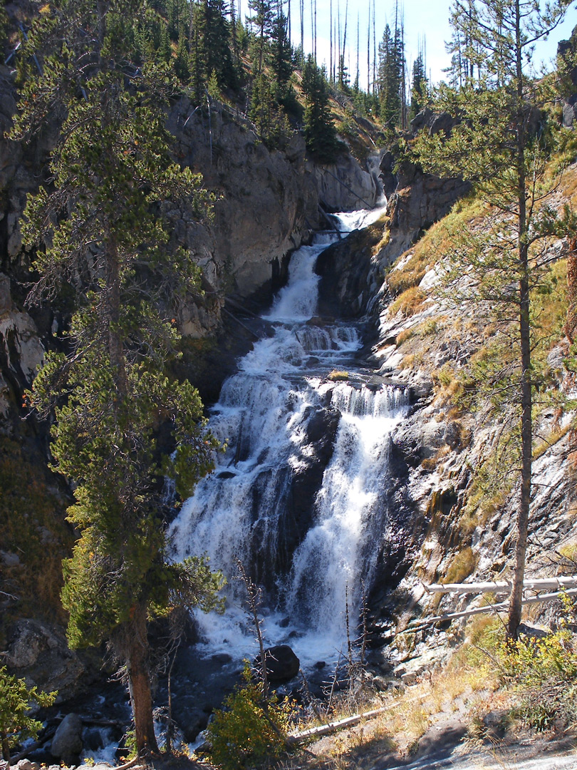 The waterfall