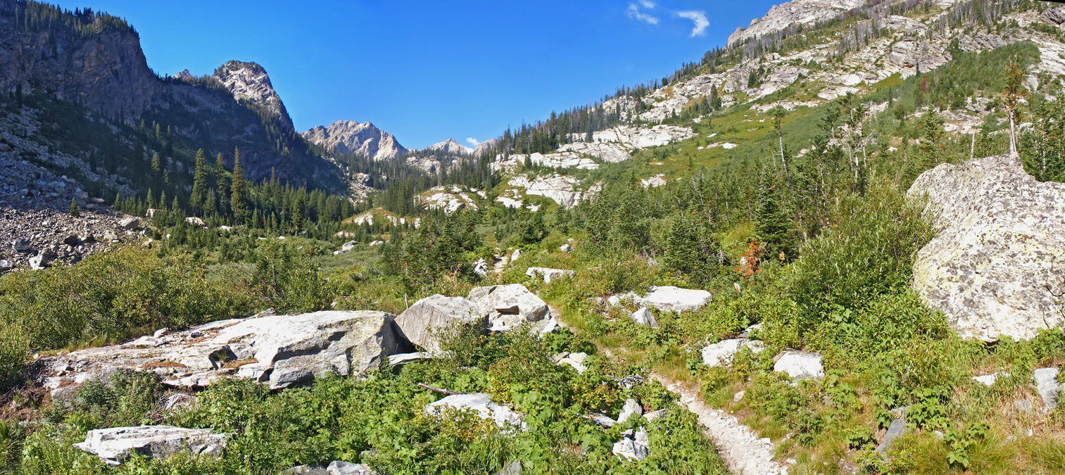 Trail in the middle of Paintbrush Canyon