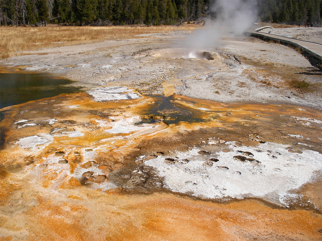 Pump Geyser, on Geyser Hill