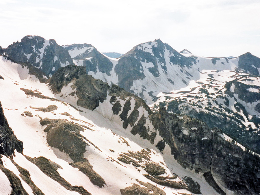 Snow and mountains