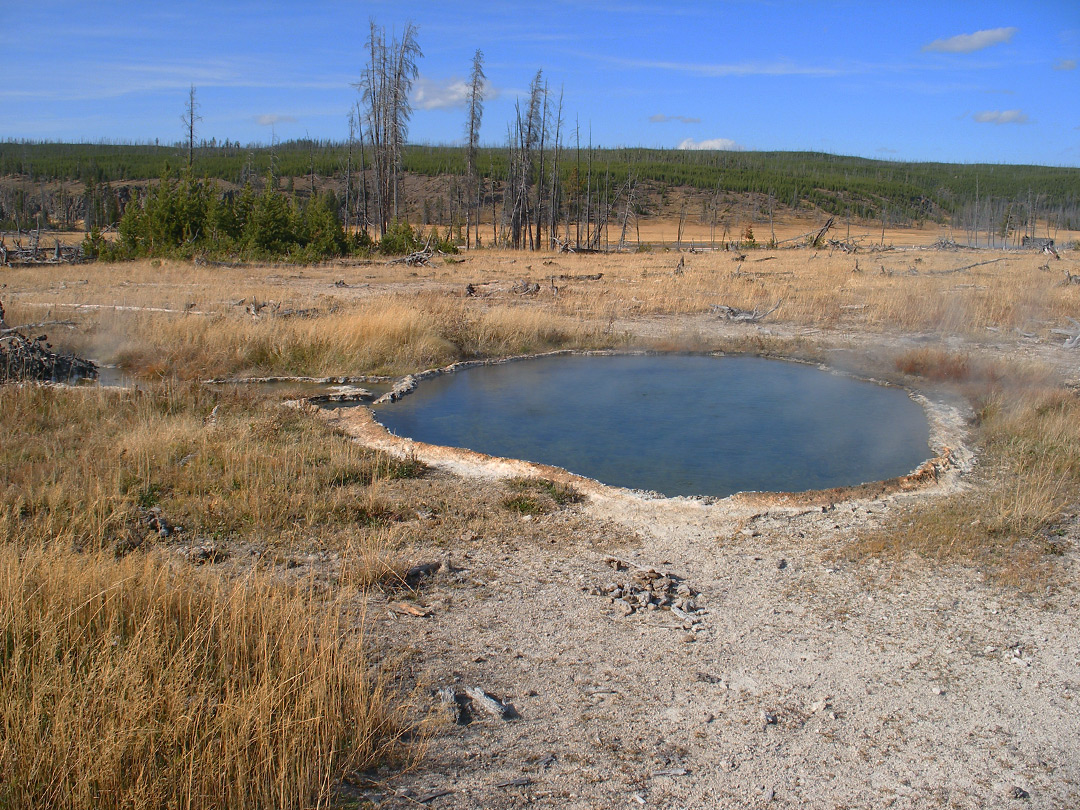 Circular hot pool