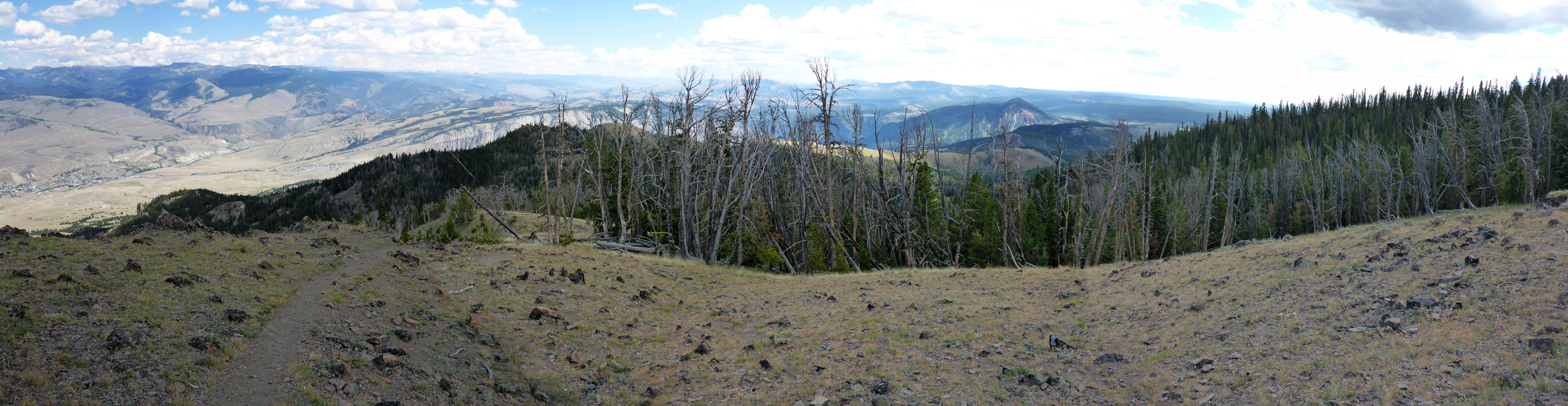 Grassy slopes