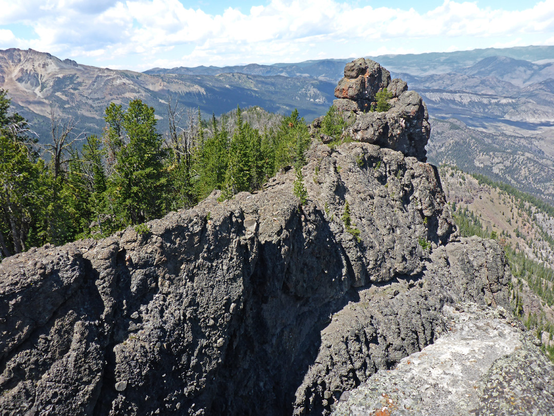 Volcanic pinnacle