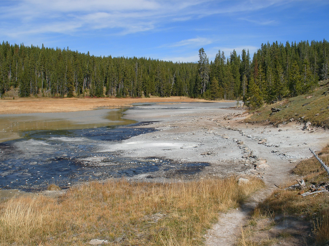 Trail through the basin