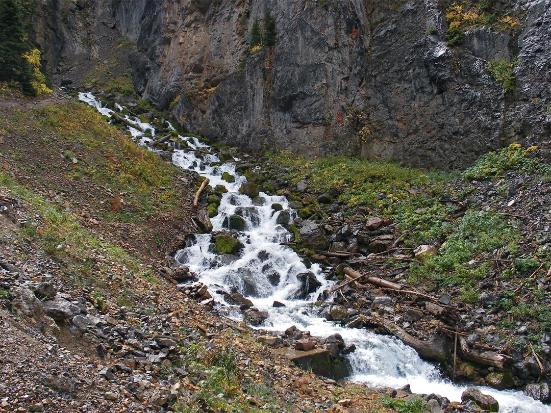 Stream below the spring