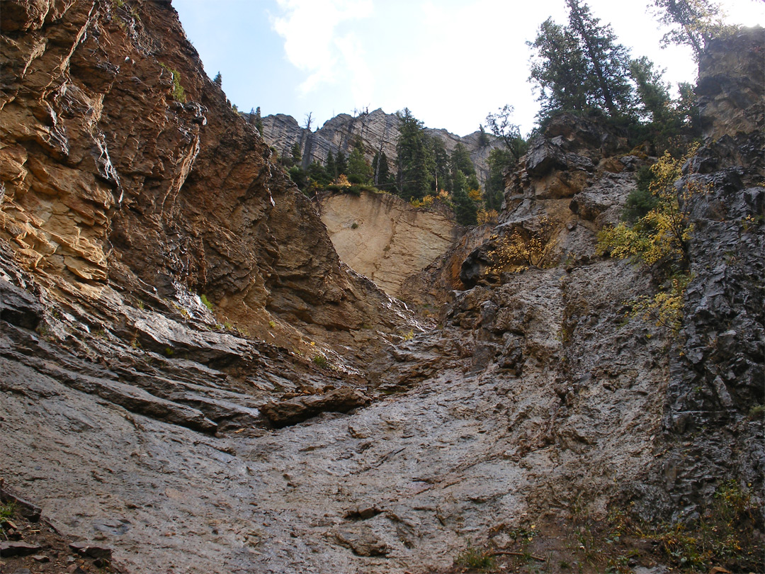 Canyon above the spring