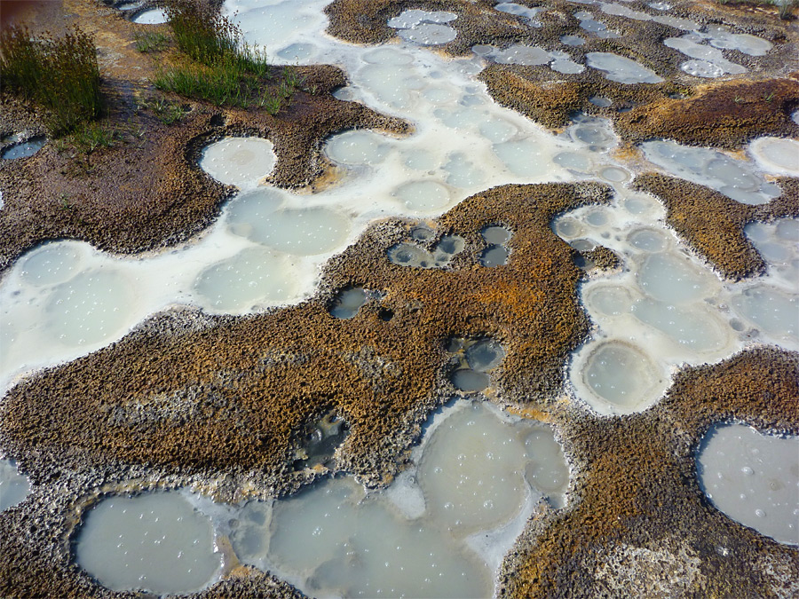 Pools and mud