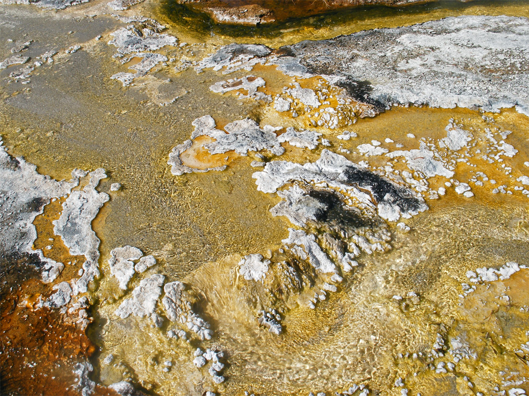 Hot, sulfurous stream