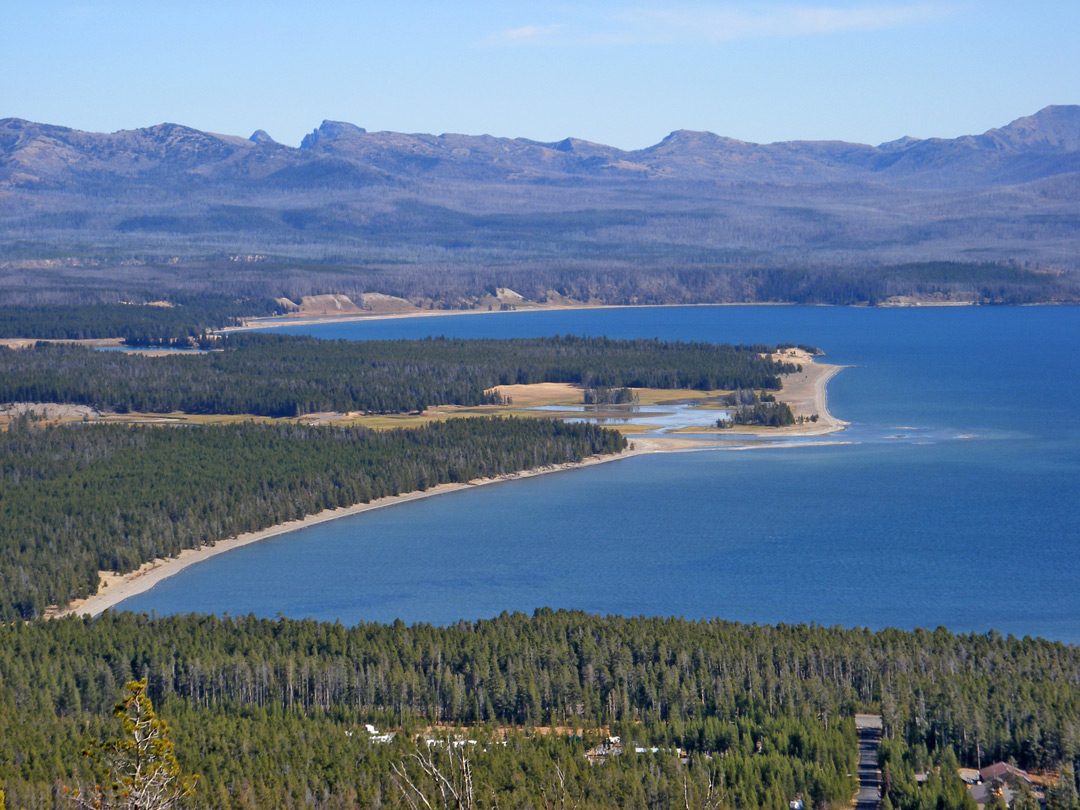 North edge of Yellowstone Lake