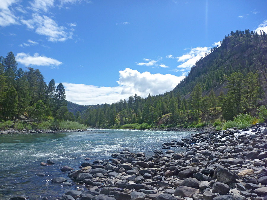 Rocks by the river